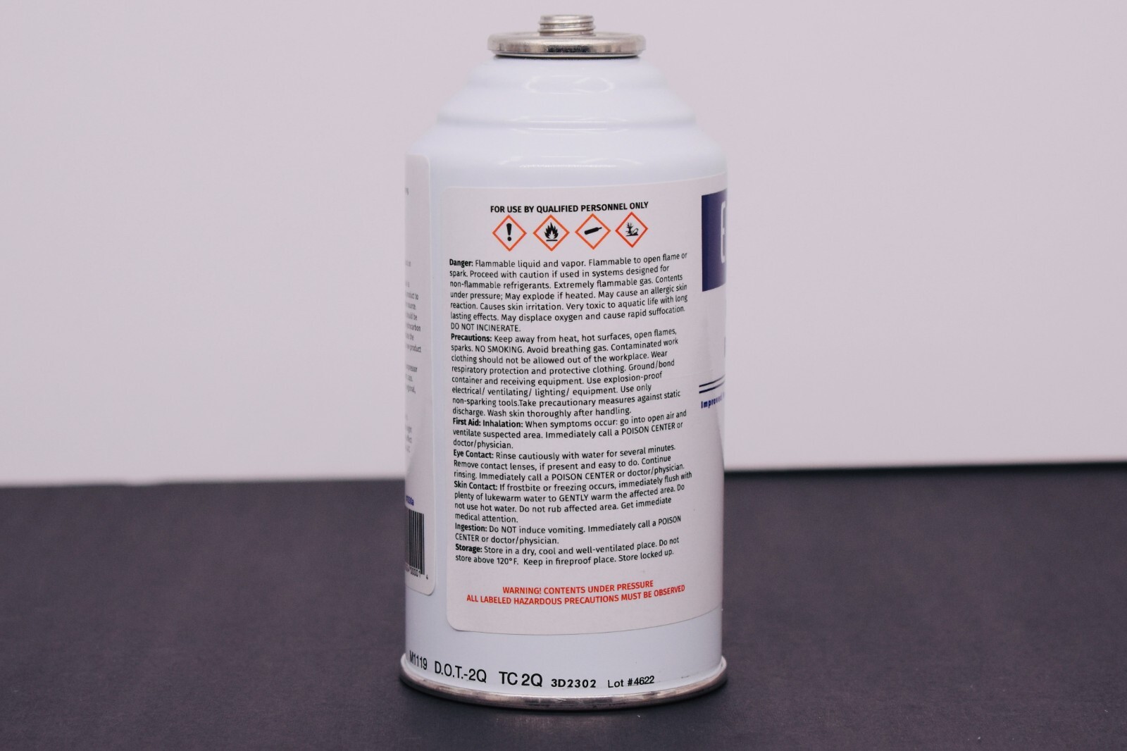 R134a Replacement Refrigerant with dye, 2 CANS, Charging Hose.