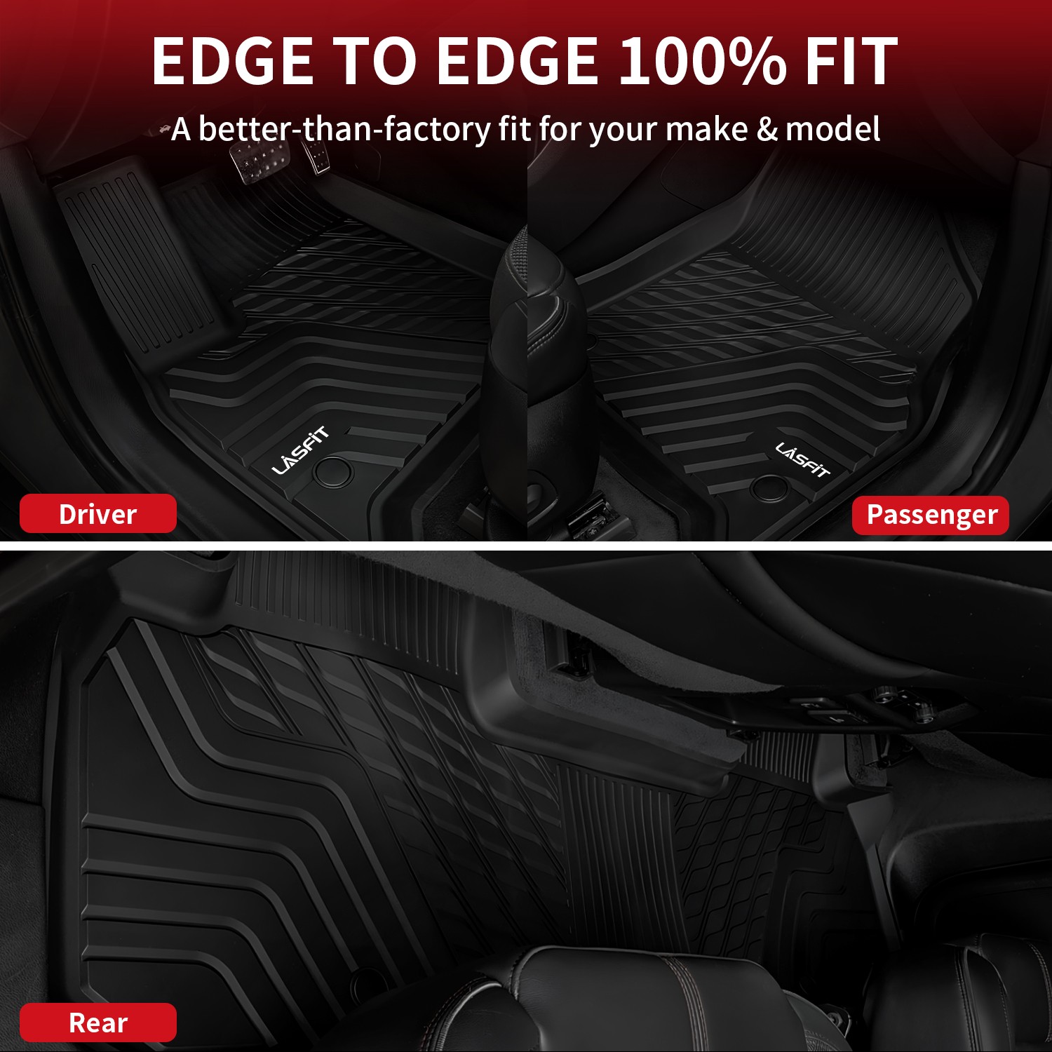 Floor Mats for Chevy Traverse 2018-2023 / Traverse Limited 2024 7-Seats Liners