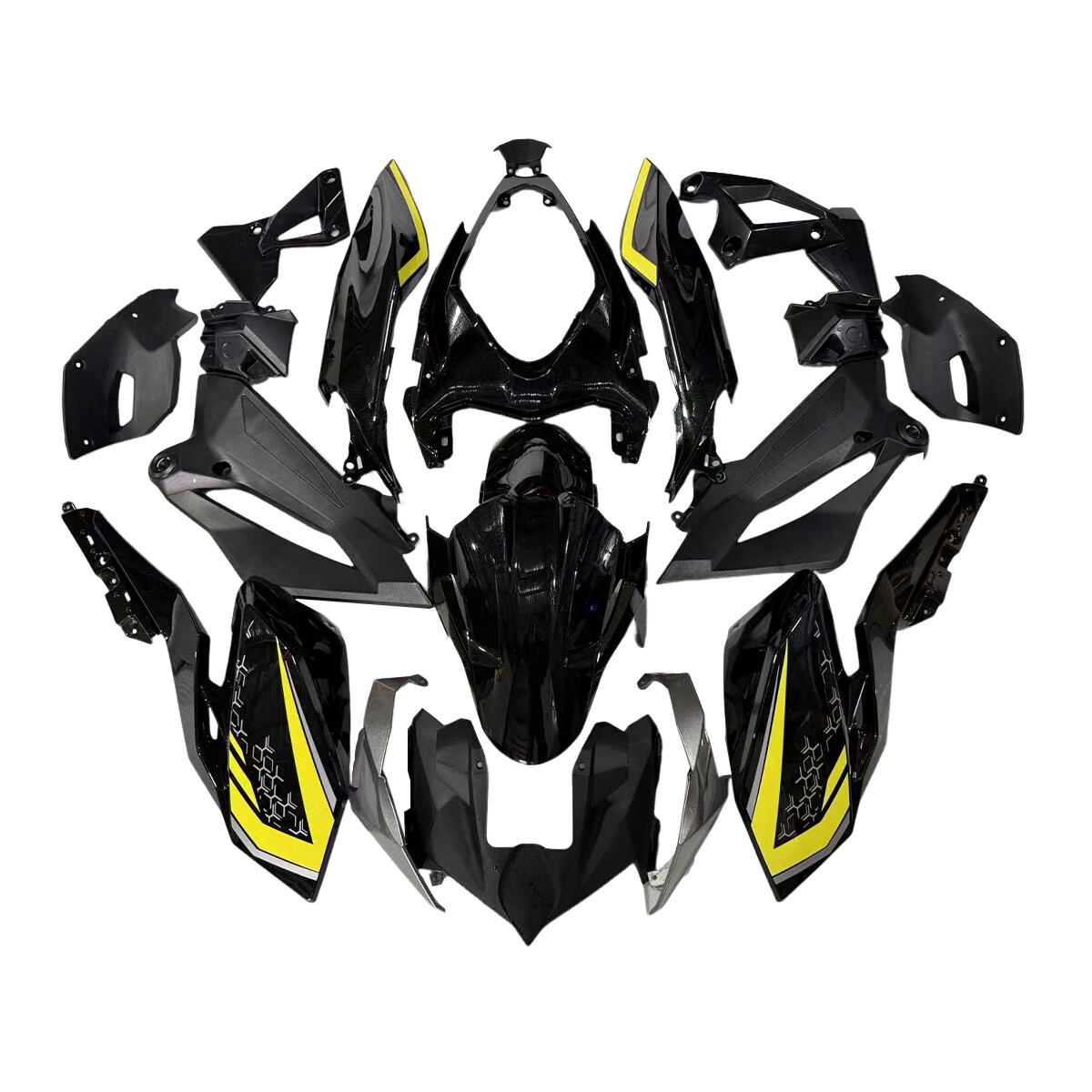 Yellow Black Fairing For Kawasaki Z400 Ninja 2018 2019 2020 Plastic Fairings