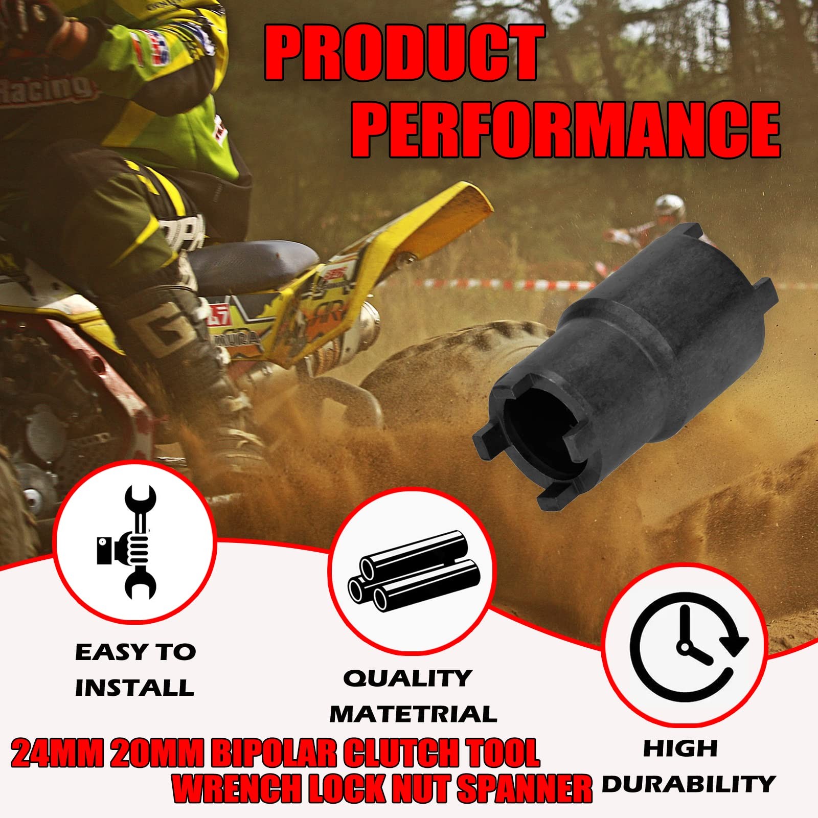 New Olym 24mm/0.94″ 20mm/0.79″ 4-Pin Bipolar 20mm/0.79″, Black