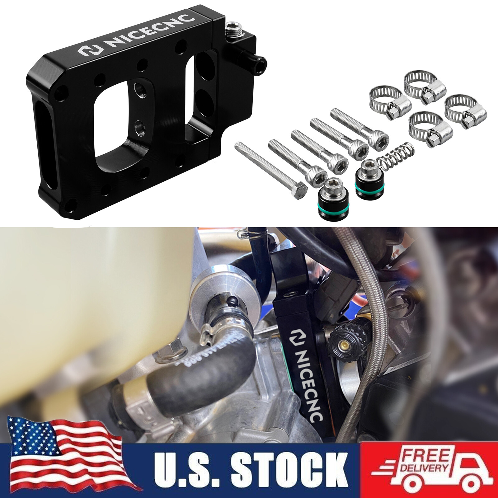 TPI Injector Relocation Block For KTM 150 300 EXC XCW TPI 250 300 XC TPI 2022