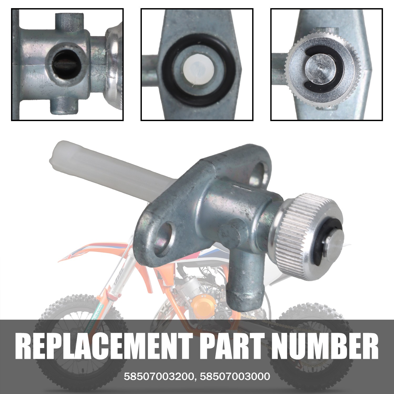 Fuel Petcock Switch Valve for KTM 50 65 SX 400 620 640 58507003000 58507003200