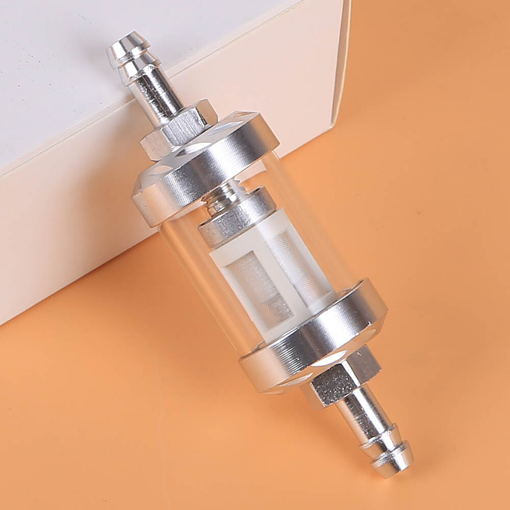Universal Reusable Washable 5/16″ 8mm Inline Metal Gas Fuel Filter Motorcycle