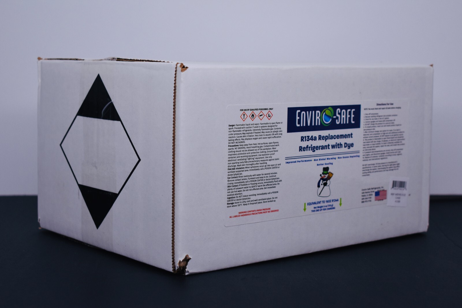 R134a Replacement Refrigerant with dye- CASE OF 12 CANS!