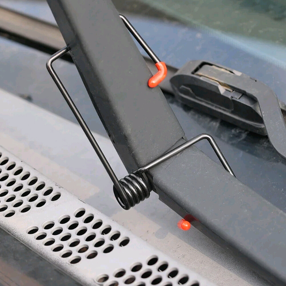 1× Car Parts Wiper Spring Booster Intelligent Wiper Arms Alloy Rubber Universal