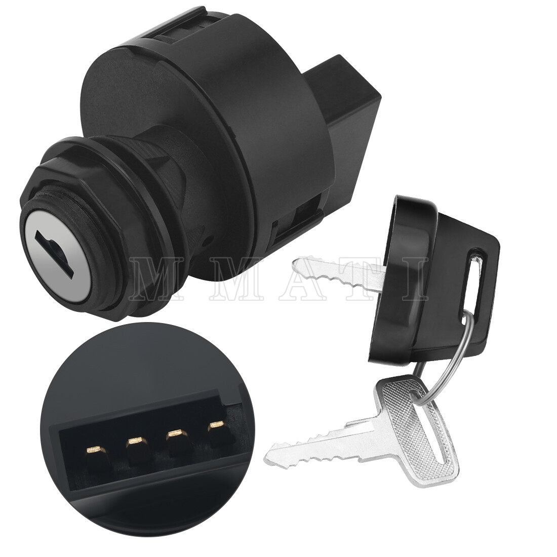 Ignition Key Switch 3-Position 4 Pin for Can-Am Bombardier Outlander 330 2004-05
