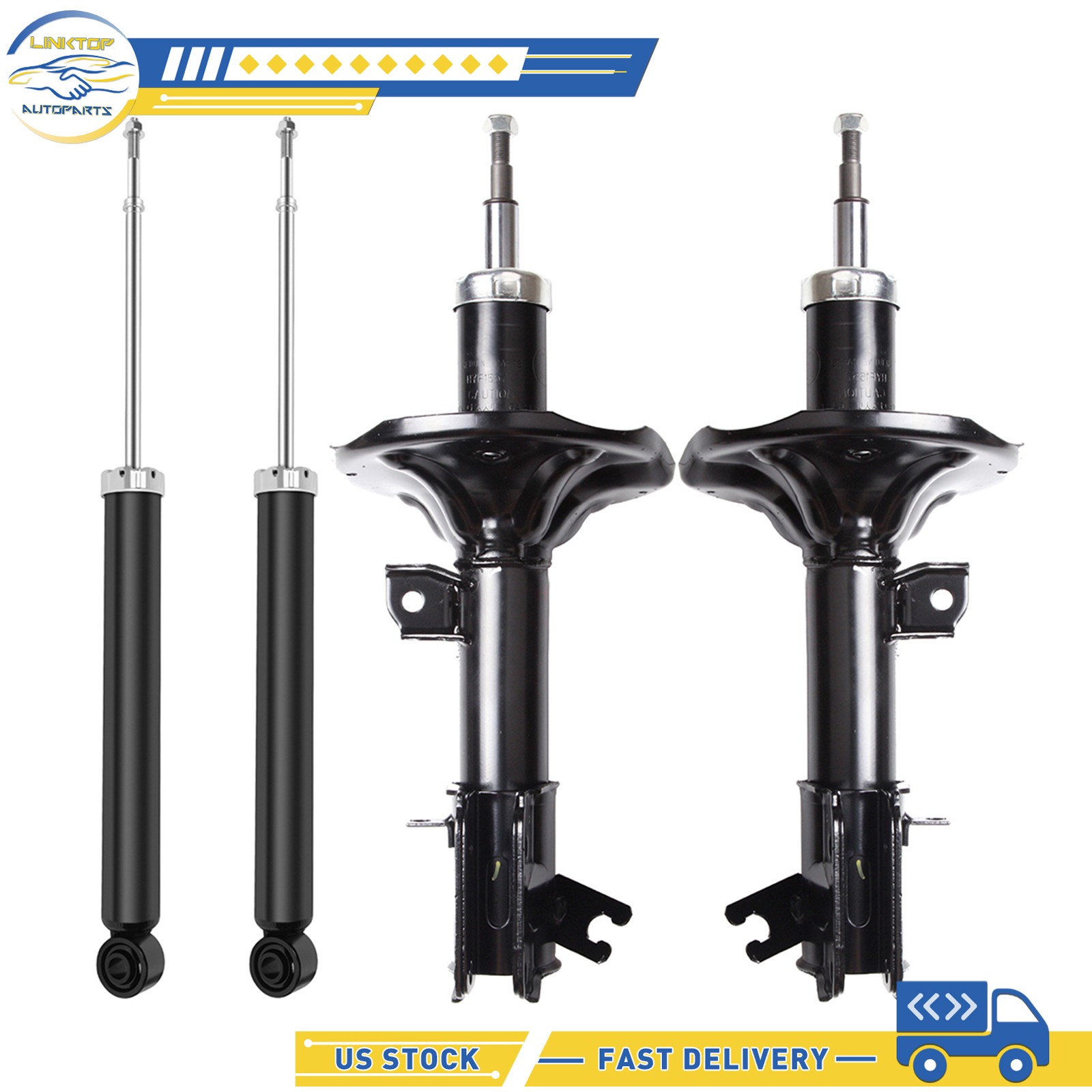 For 2001-2006 Hyundai Santa Fe SA 3 Full Set of 4 Front Rear Suspension Shock