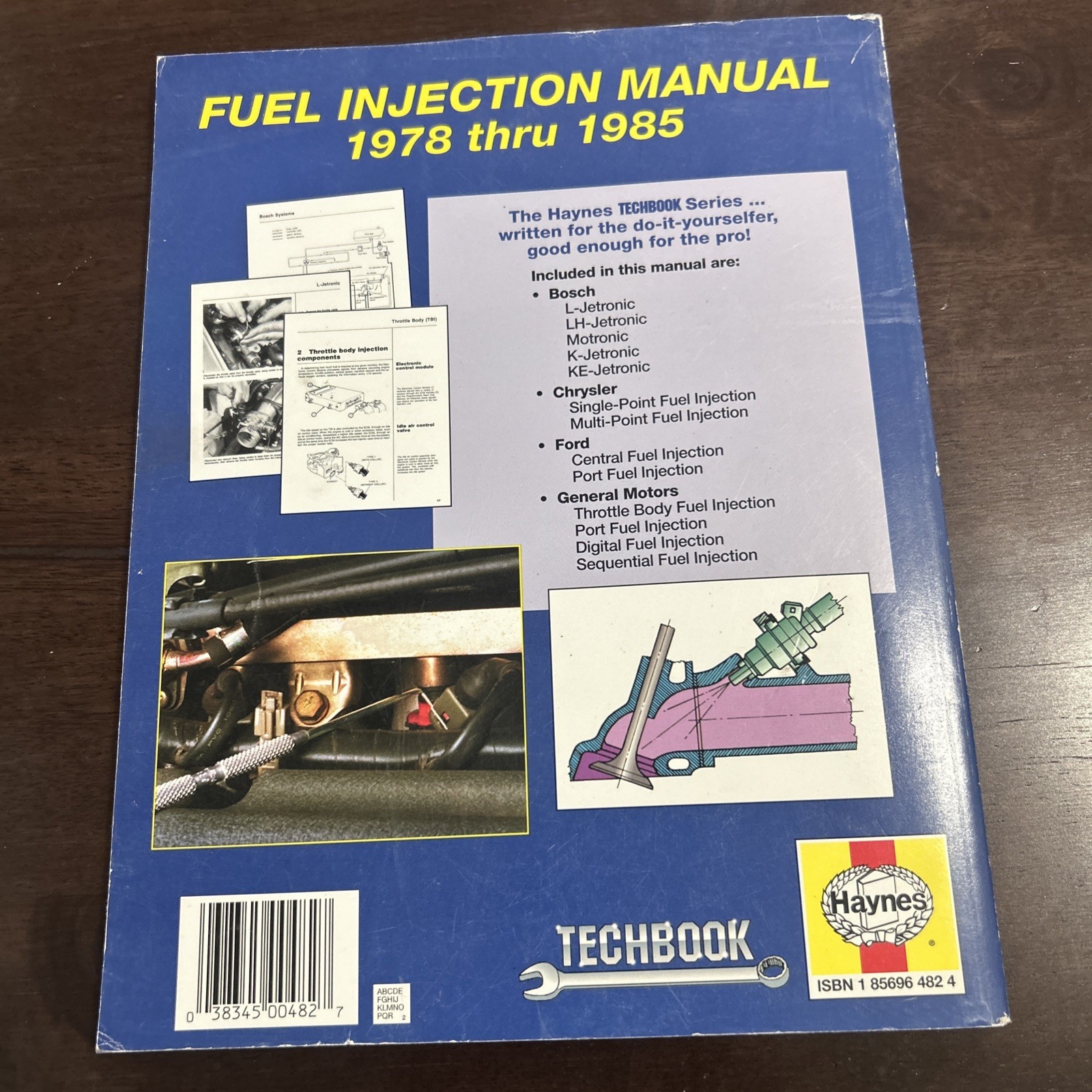Haynes 482 Techbook Fuel Injection 1978 – 1985 Manual Domest and Import Models