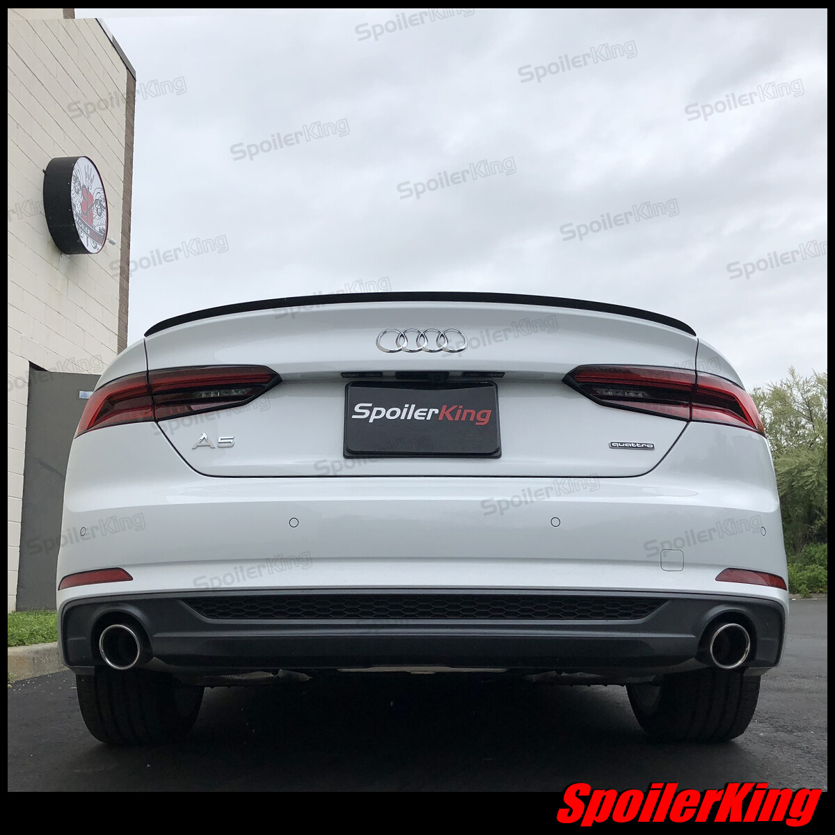 Rear Trunk Lip Spoiler (Fits Audi A5 2017-on Sportback / Coupe) SpoilerKing 244L