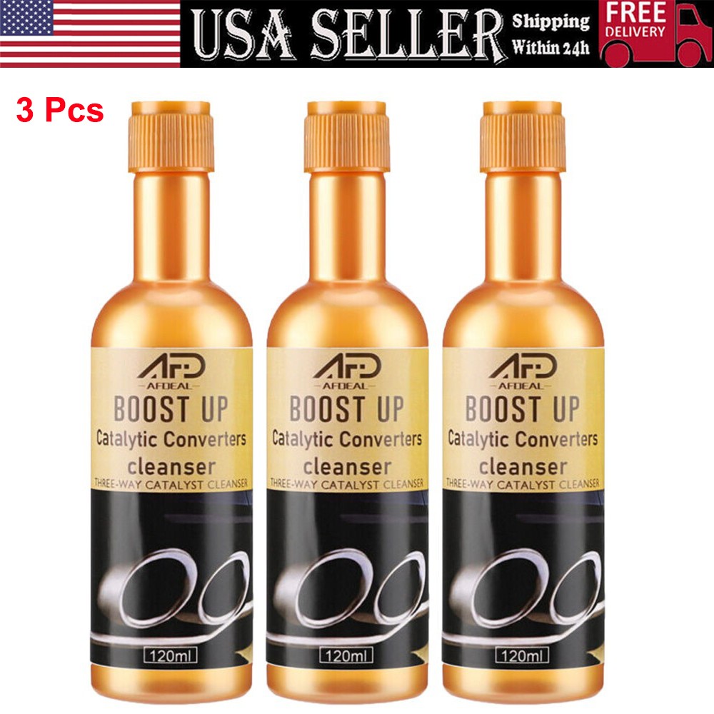 3X Catalytic Converter Cleaner Auto Parts Engine Exhaust System Treatment Oil
