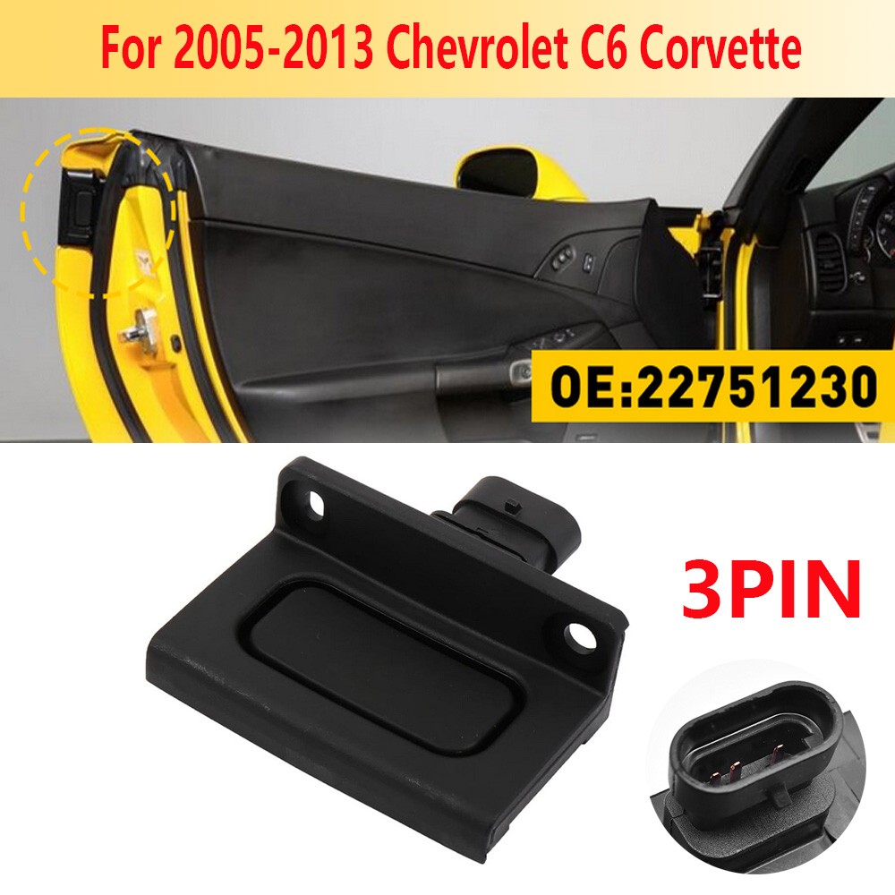 3PIN Exterior Door Release Switch Lock Pad 22751230 For 2004-2009 Cadillac XLR