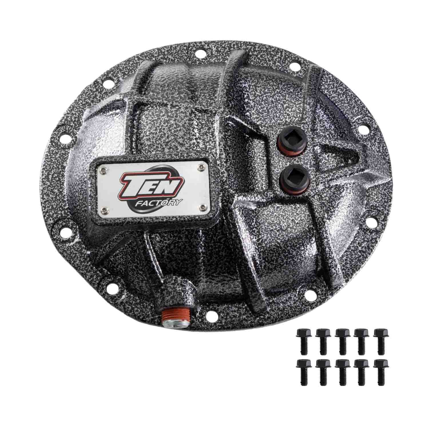 TEN Factory TFD35-2134 Dana 35 Rear Differential Cover Dual Drilled