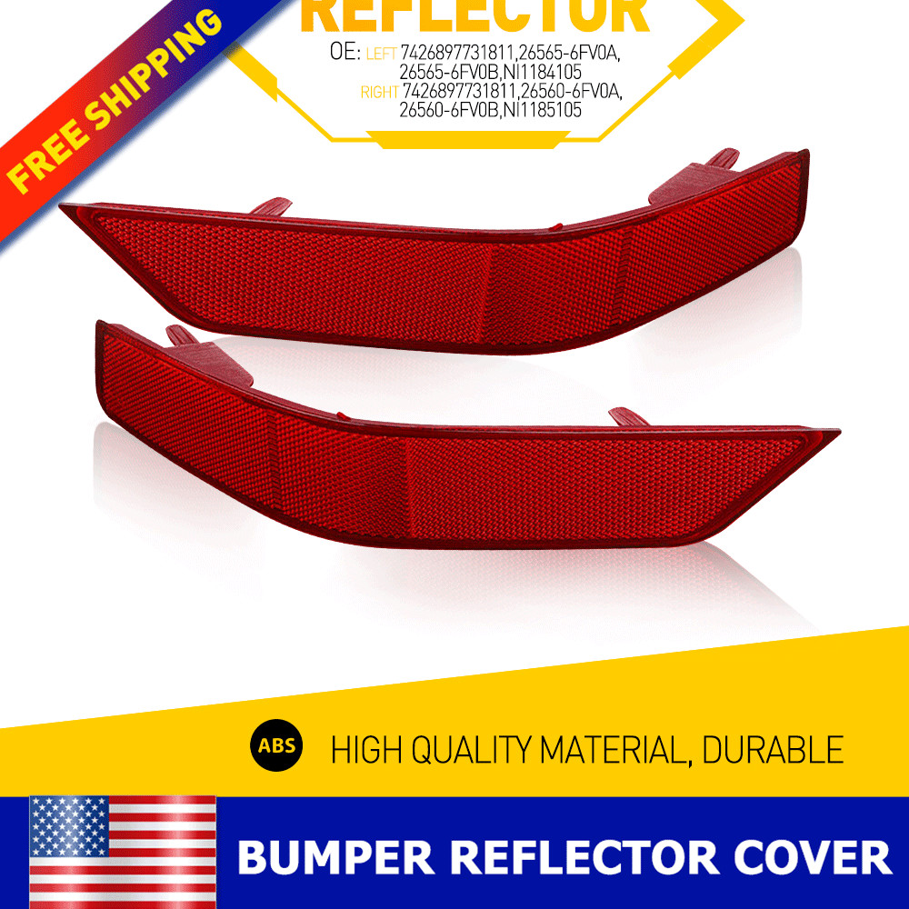 Left & Rear Right Bumper Side Marker Light For Reflector Nissan Rogue 2017-2020