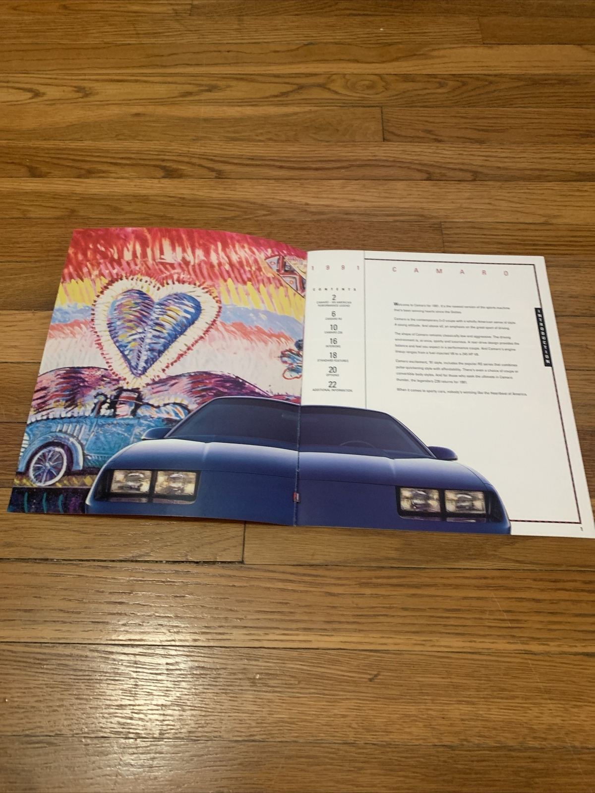 1991 Chevrolet Chevy Camaro Car Sales Brochure Catalog OEM Free Ship