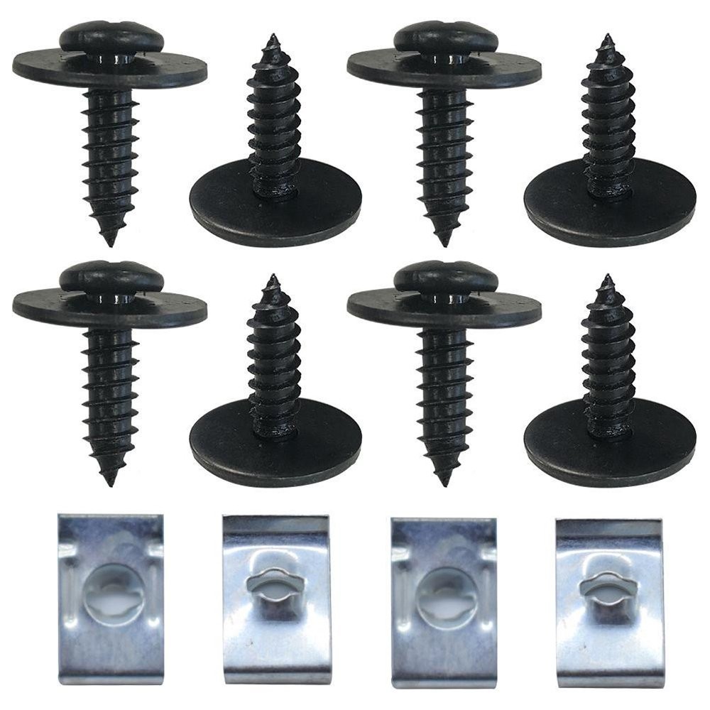 50-500X Splash Engine Fender Shield Bumper Screw Rivet Fastener Clips For Toyota