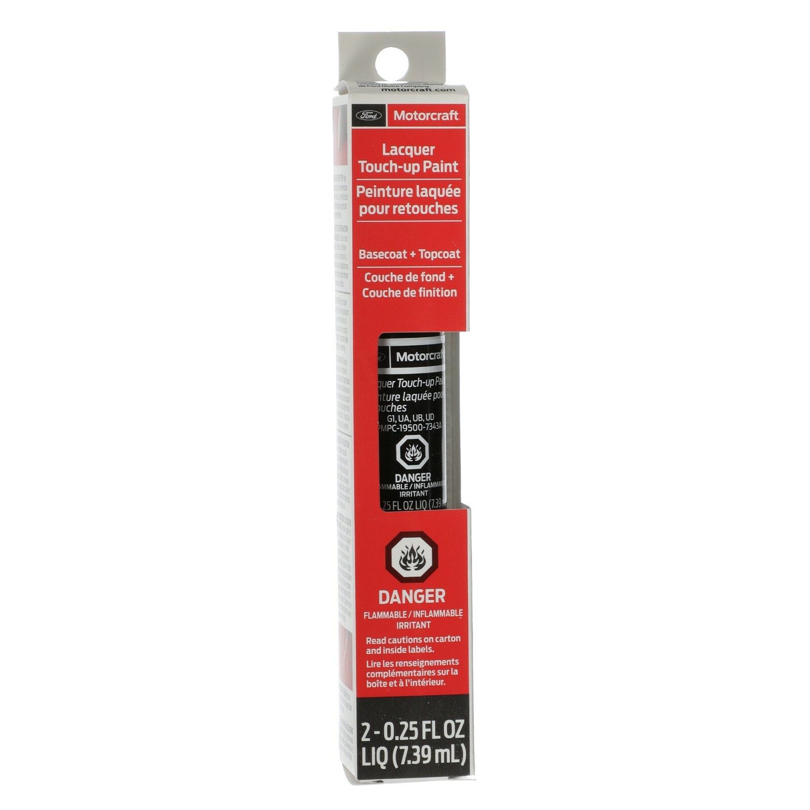 Ford Motorcraft Absolute Black Touch Up Paint Scratch Fix Brush G1 UA UB UD OEM