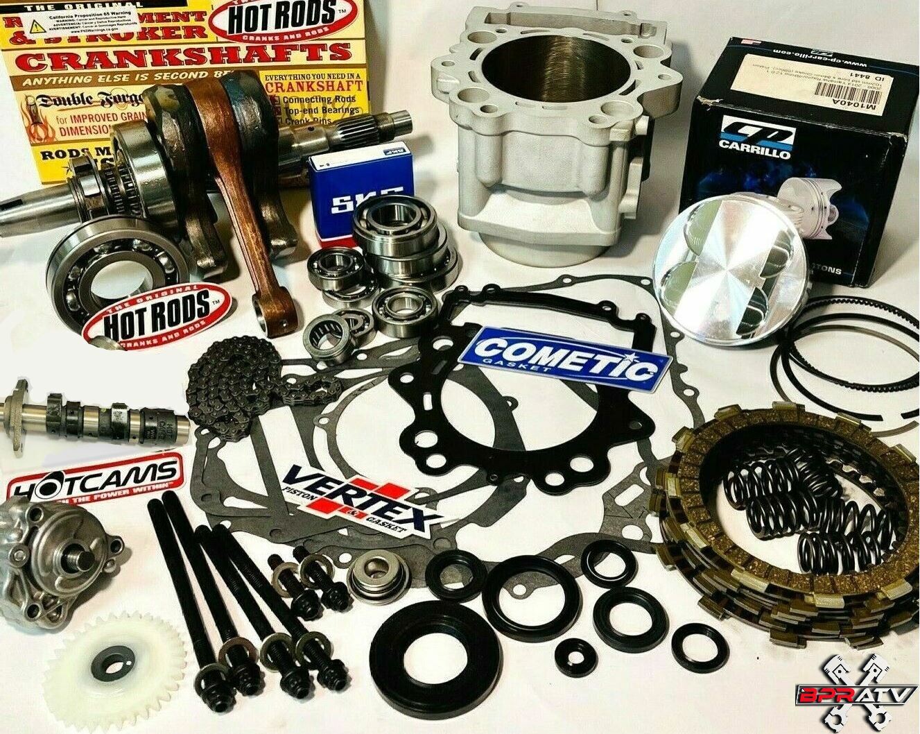 Raptor 660 Big Bore Stroker 102mm Complete Motor Rebuild Kit Stage 3 Hotcam