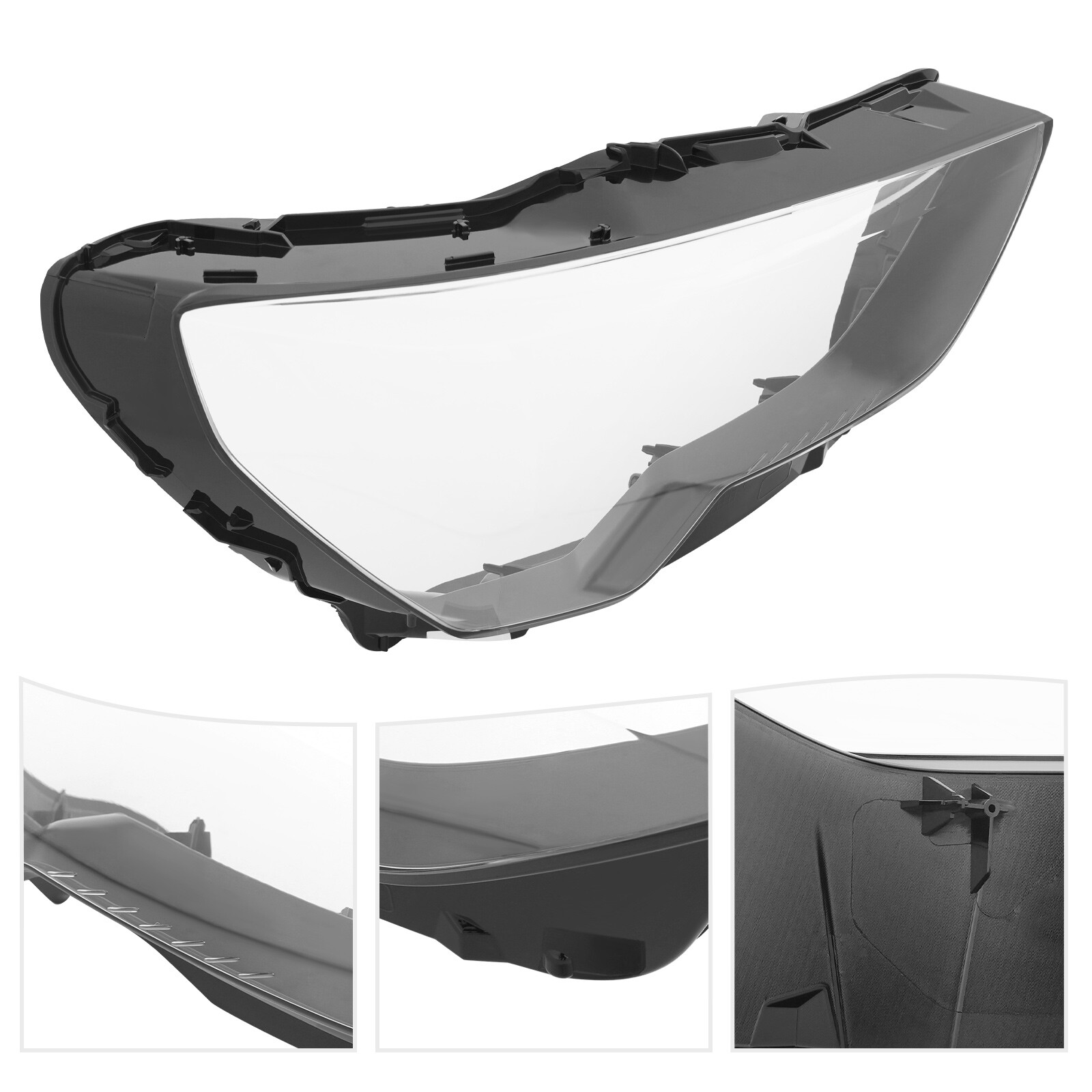 Right Headlight Covers, Headlight Lens Covers For 2019-2023 Audi Q3