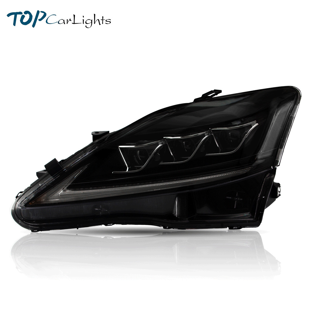 VLAND LED Projector Headlights For 2006-2013 Lexus IS 250 IS 350 ISF w/ LED DRL