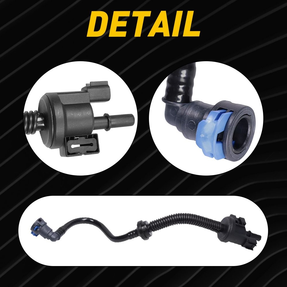 For 15-23 Mustang 2.3L Ford Fuel Vapor Purge Tube Hose w/ VMV Valve FR3Z-9G297-H