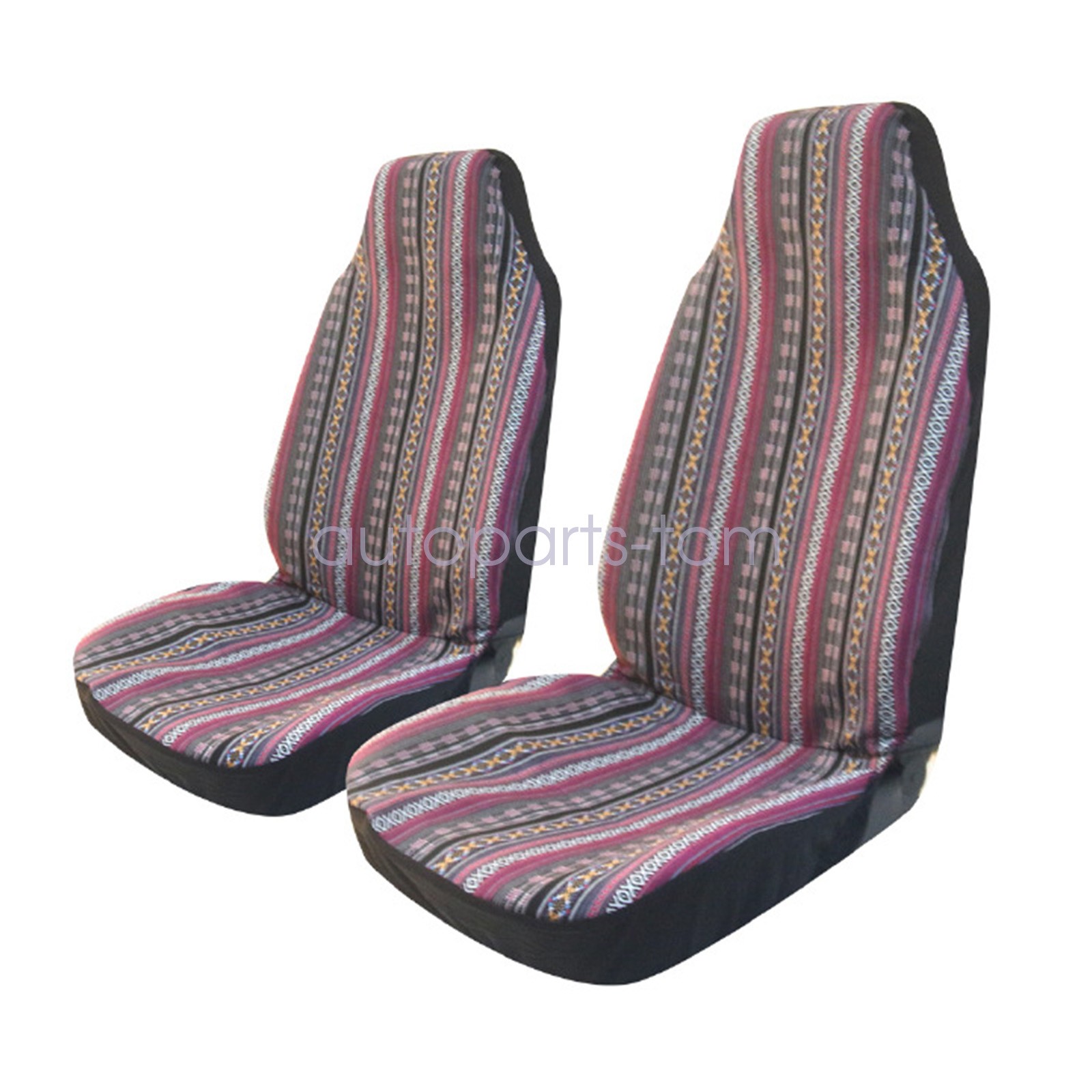 For Ford Transit Set 2-Sits Driver&Passenger Cloth Seat Cover As Picture Shows