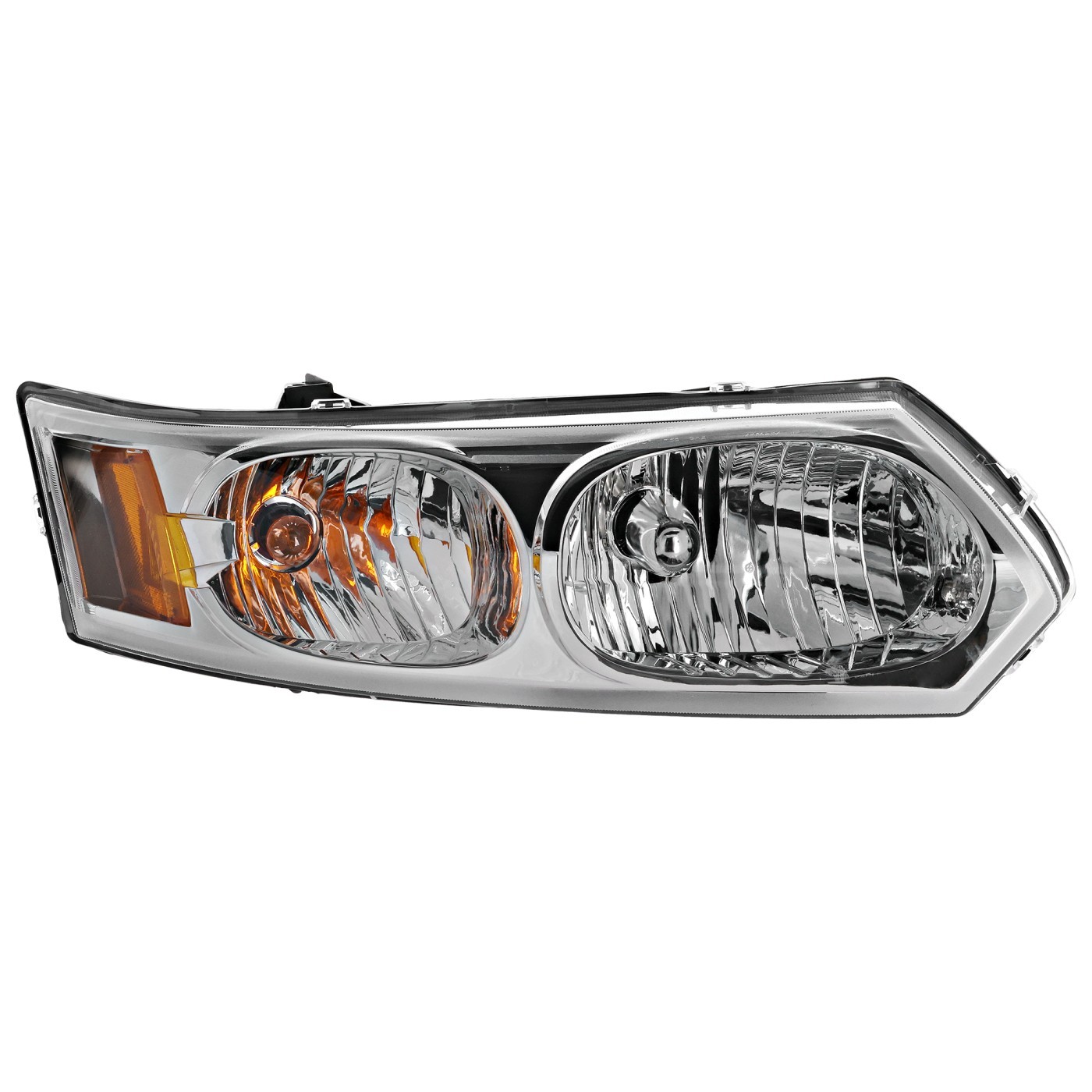 Headlight Assembly Set For 2003-2007 Saturn Ion Left and Right Sedan With Bulb
