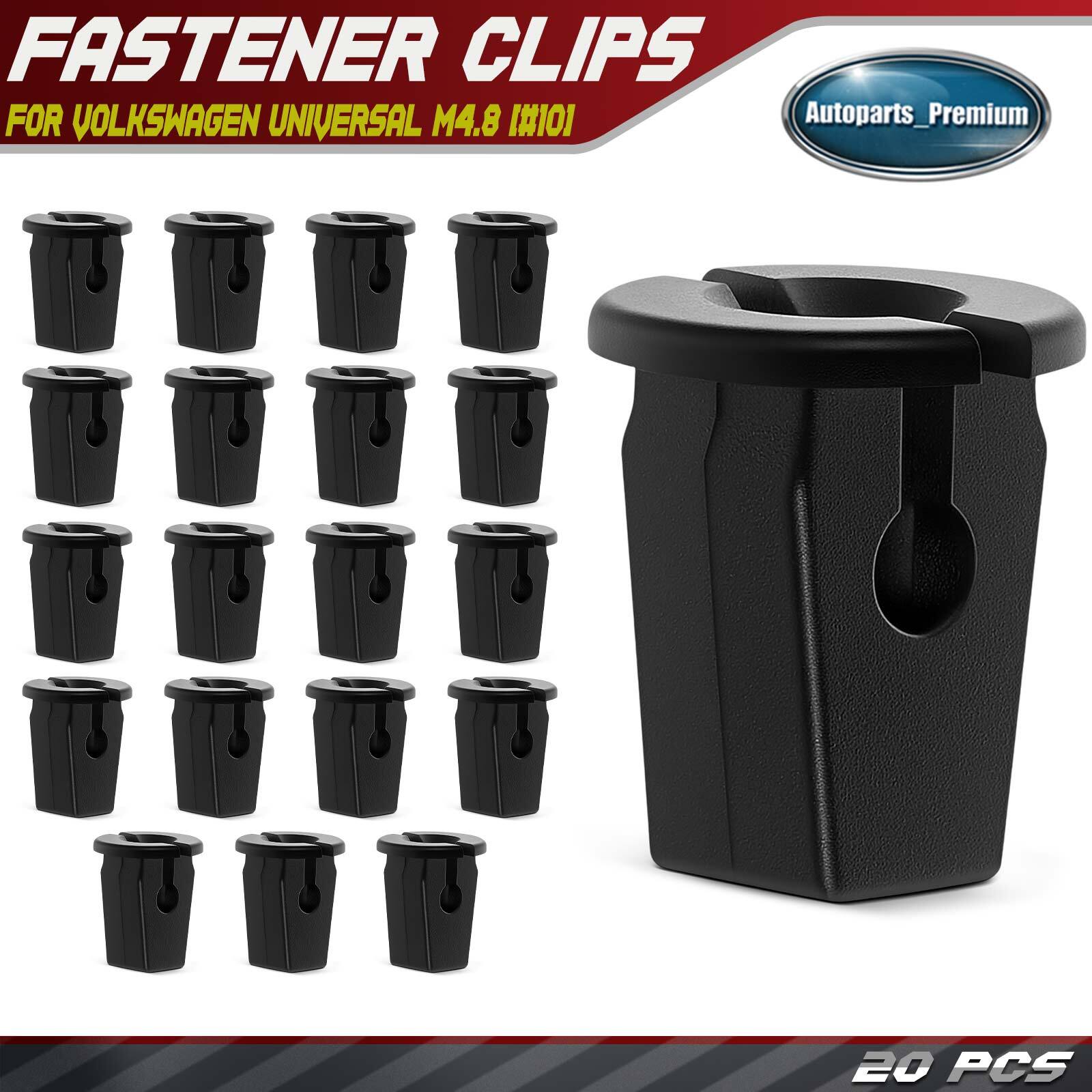 20Pcs Universal Screw Grommet Spread Nut Mounting Clip Retainer for Volkswagen