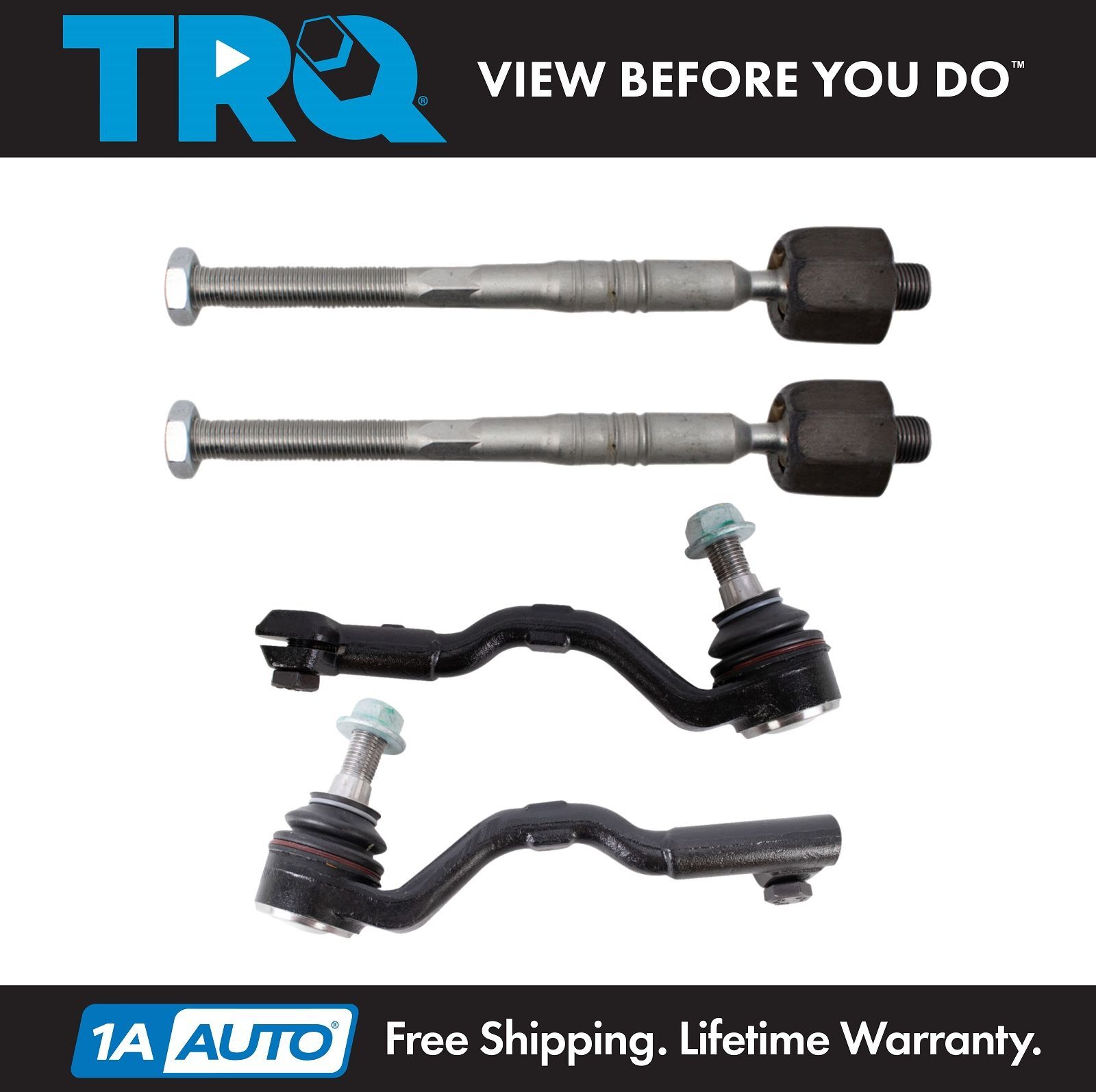 TRQ Tie Rod Set For 2014-2018 BMW X5 2015-2019 X6
