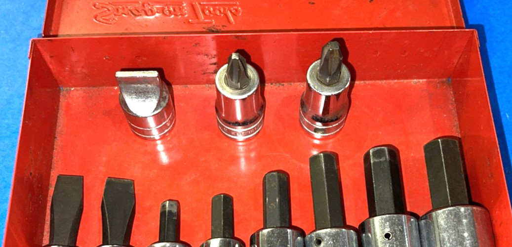 SNAP-ON TOOLS 12 PIECE 1/2 DRIVE IMPACT DRIVER SET PIT3120EB