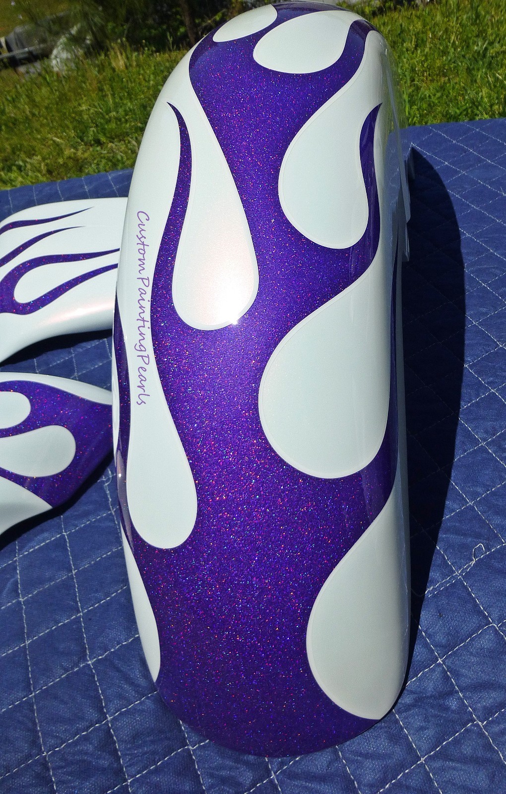 25g DEEP PURPLE metal flakes .004″ Kandies PPG Holographic paint HOK