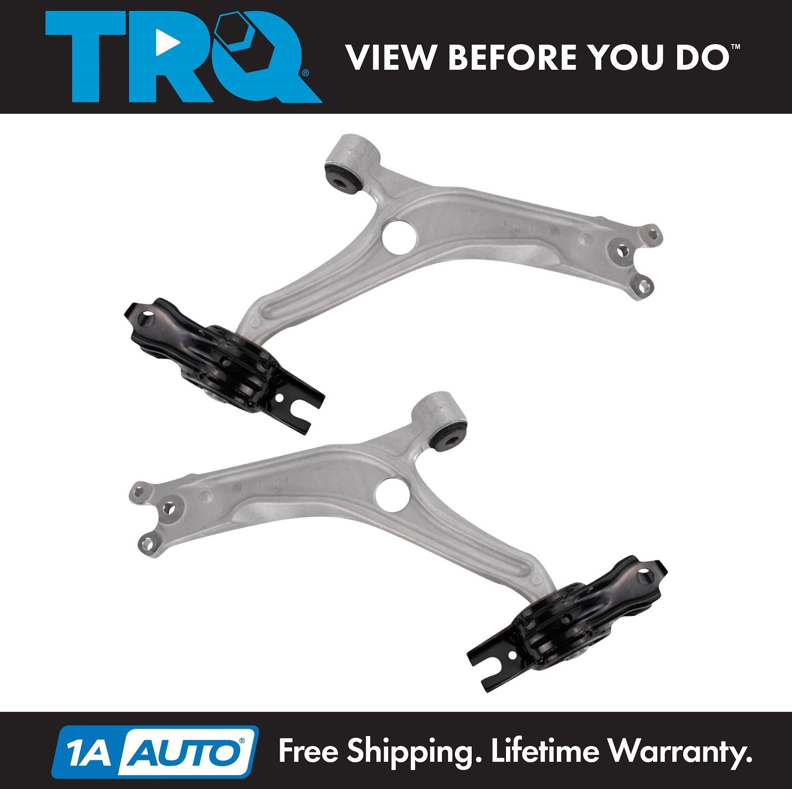 TRQ Front Lower Control Arm Set Fits 2018-2022 Honda Accord