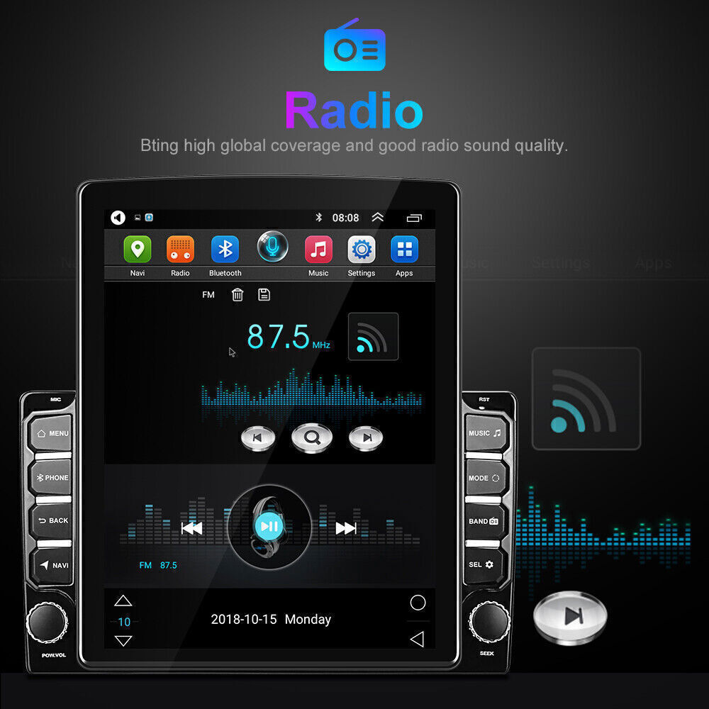 9.7″ For 2004-2008 Toyota Corolla Android 14 Apple Carplay Car Stereo Radio GPS