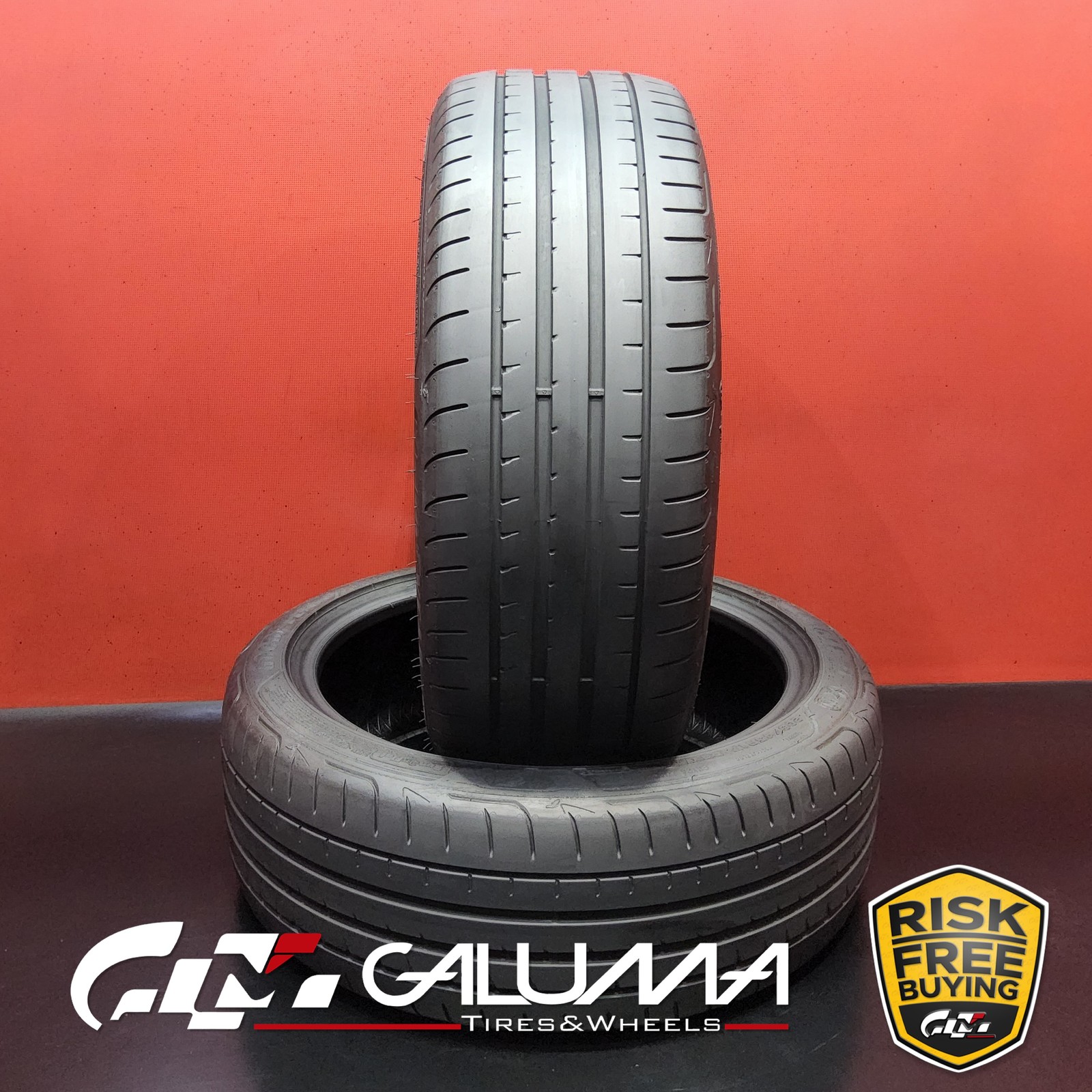 2 Tires Goodyear Eagle F1 Asymmetric 3 ROF RunFlat ★ 205/45R17 No Repairs #95762