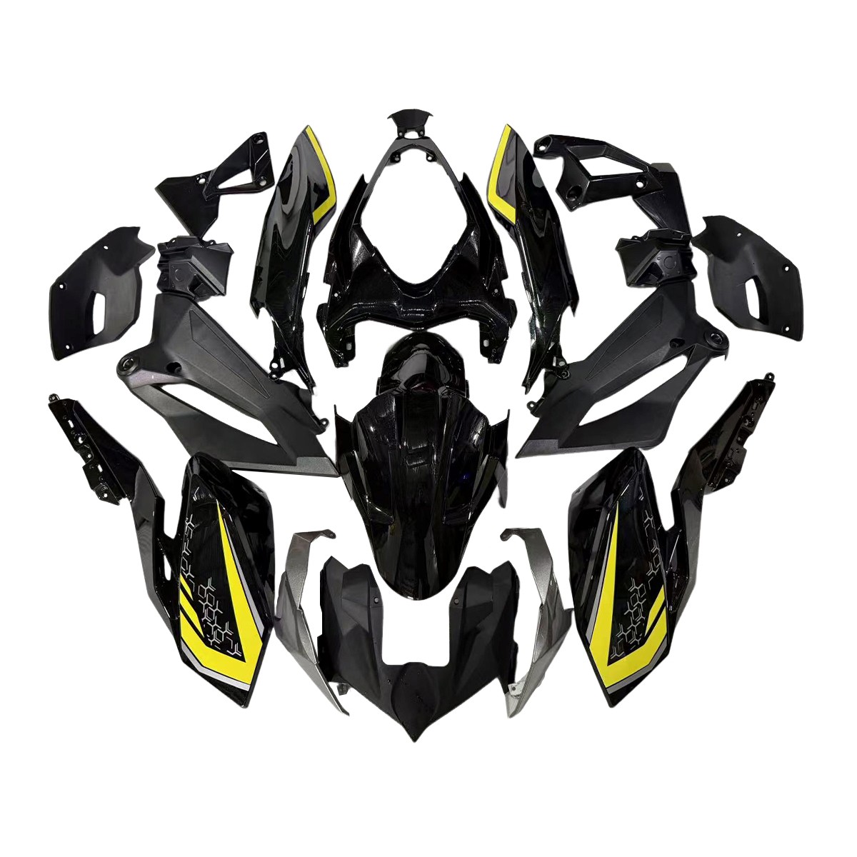 Black Motorcycle Plastic Fairing for Kawasaki Ninja Z400 2018 2019 2020 Bodywork