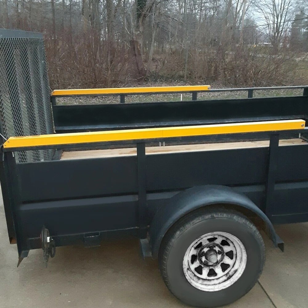 2 Sided Tailgate Utility Trailer Gate & Ramp Lift Assist System 350 Pounds