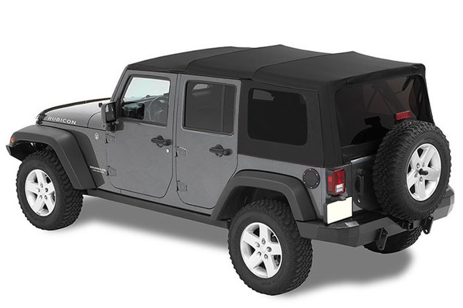 OE Style Complete Soft Top & Hardware 07-18 Wrangler Unlimited