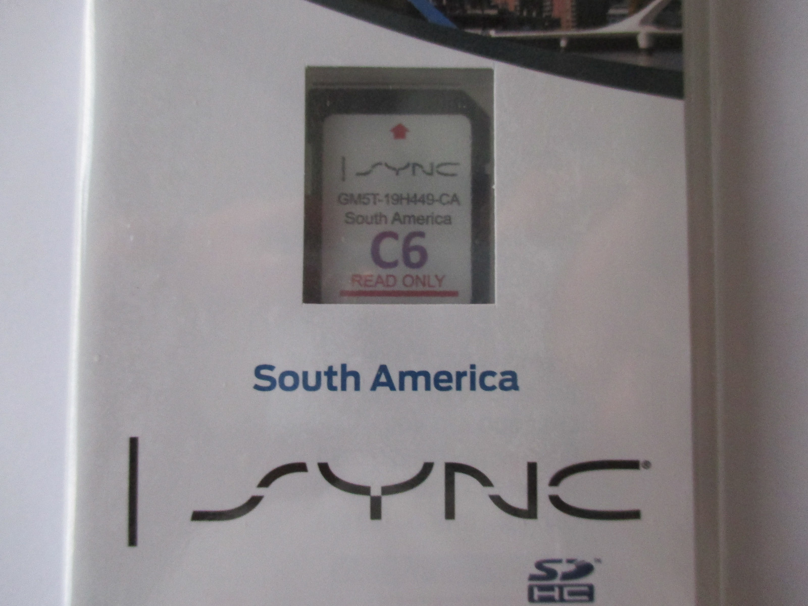 C6 SOUTH AMERICA VENEZUELA CHILE URUGUAY Ford Lincoln Navigation SD CARD SYNC