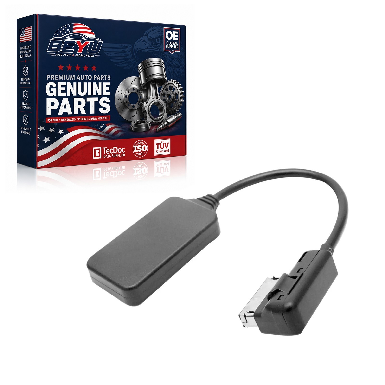 Bluetooth AUX Audio Cable Adapter Car Music Interface for Audi Q3 Q5 Q7 AMI