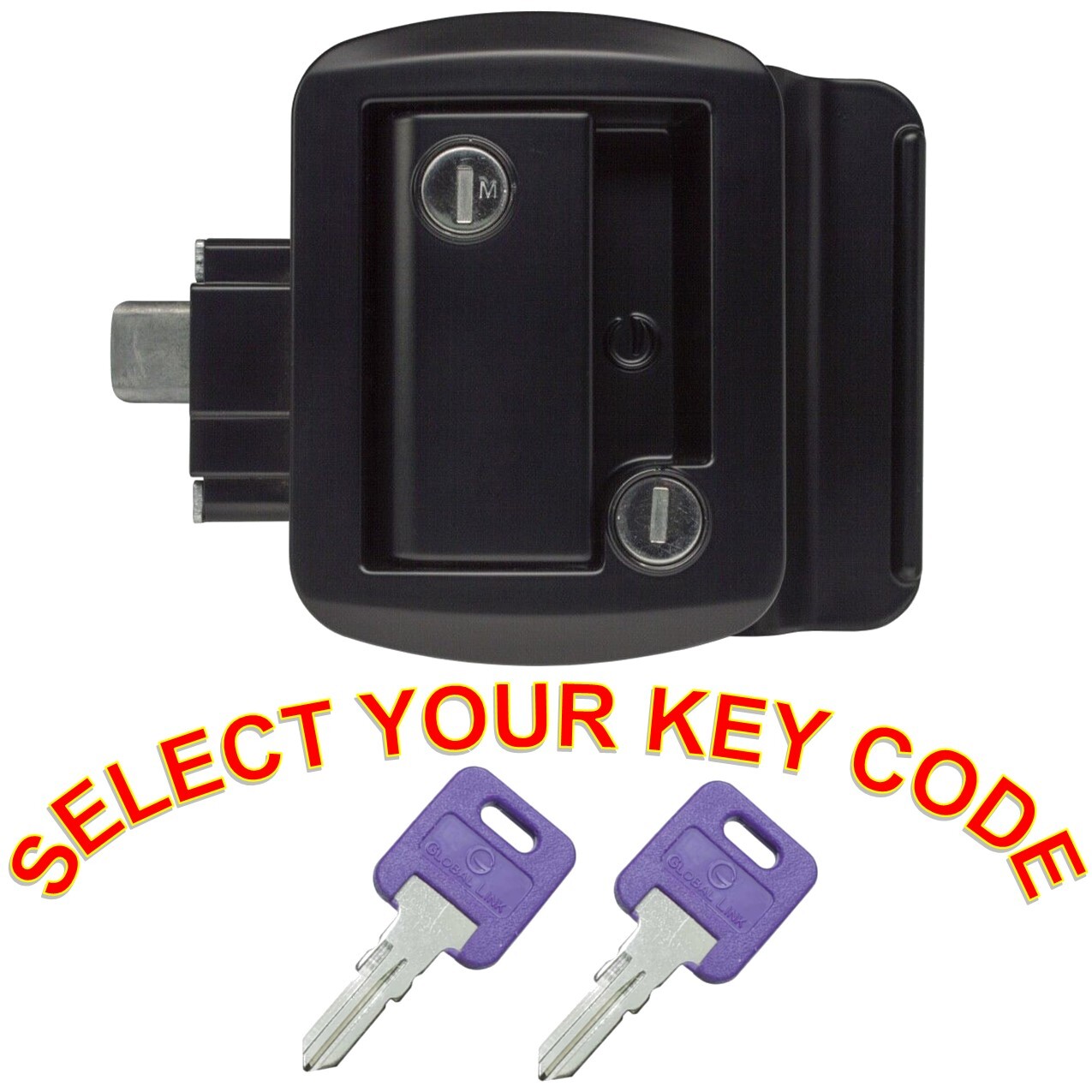 Global PRO Series Classic PRO Entry Door Lock W/ Keys * SELECT YOUR KEY CODE *