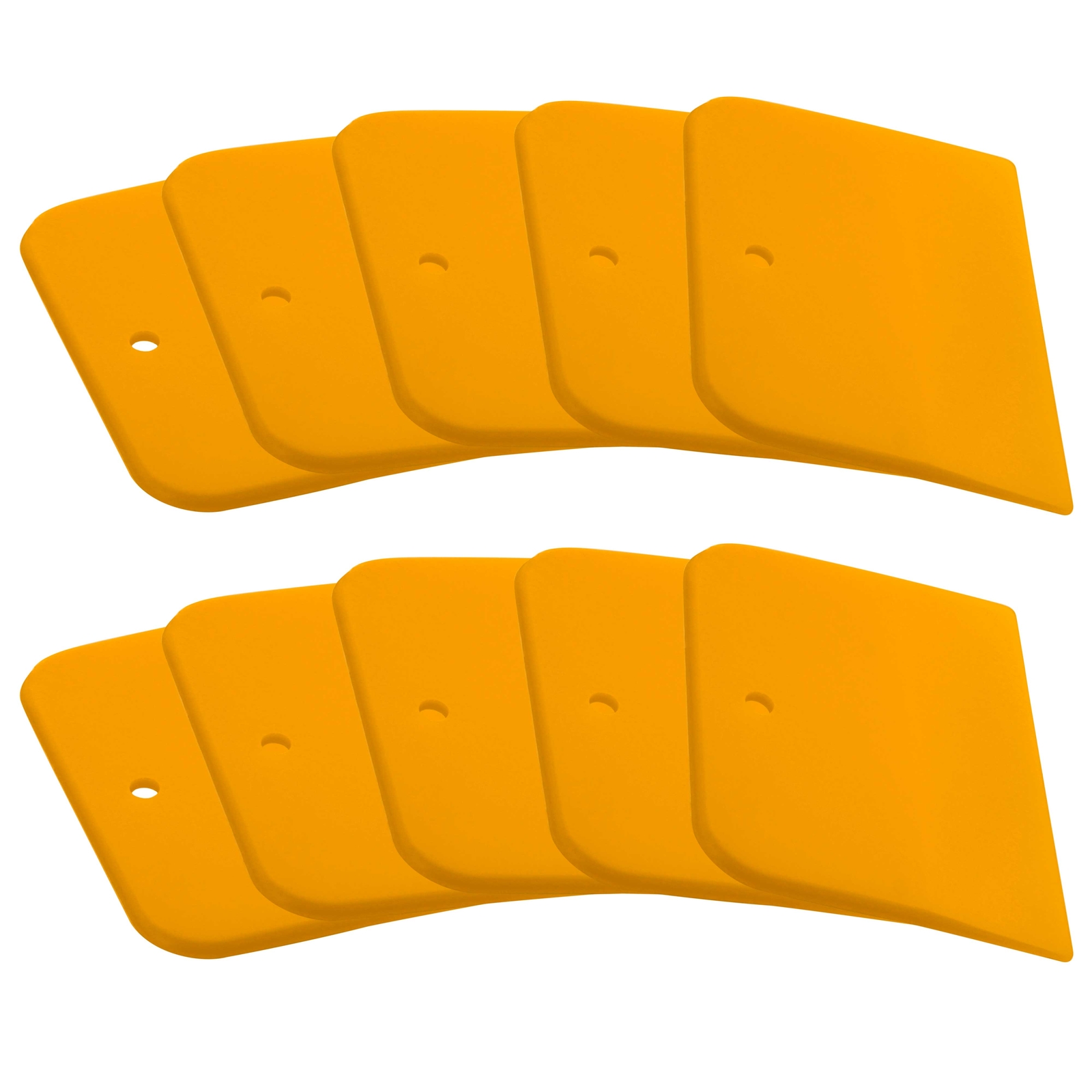 Custom Shop 3 Inch Spreaders for Auto Body Fillers, Putties and Glazes – 10 Pack