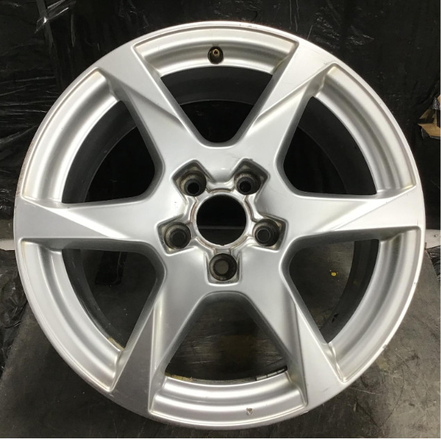 2009-2011 Audi A4 58835 Wheel 17×7-1/2 6 Spoke Rim Silver Painted 8K0601025K