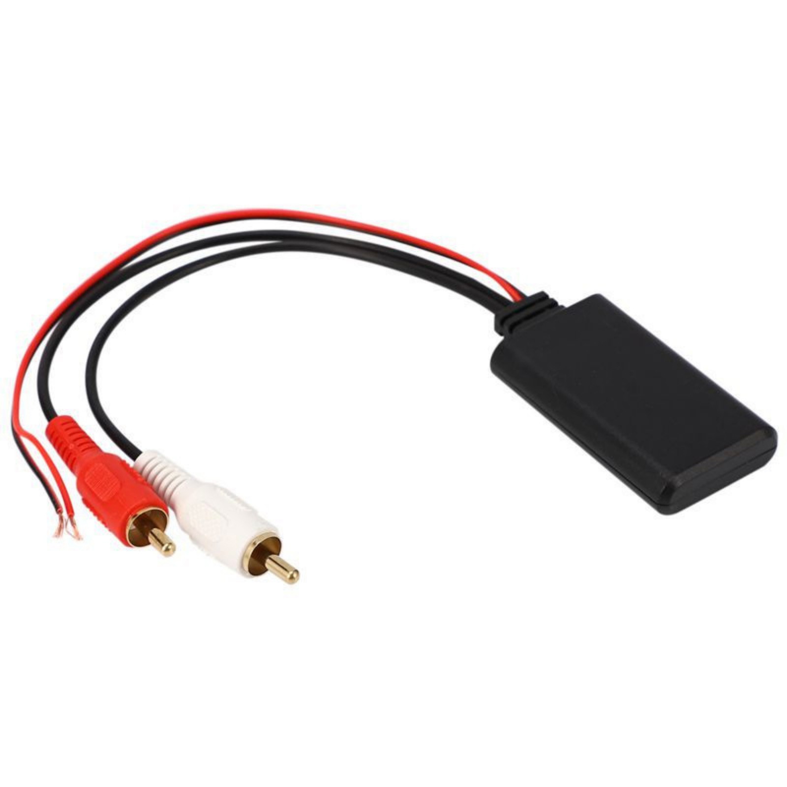 Universal 2RCA Bluetooth Receiver AUX Adapter for Most Vehicles & Car Stereos