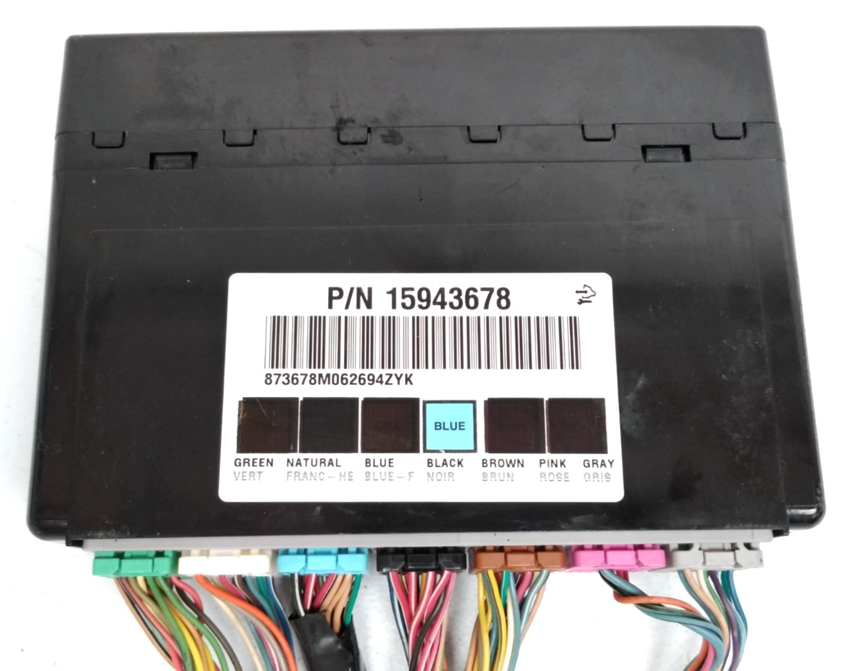 15943678 GMC 2007 2008 Sierra Chevy Silverado 1500 Body Control Module BCM V4