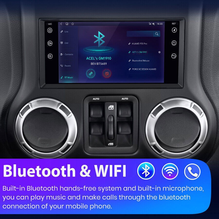 7″ Para 2007-2012 Dodge Nitro Android 14.0 GPS Apple Carplay Stereo Radio