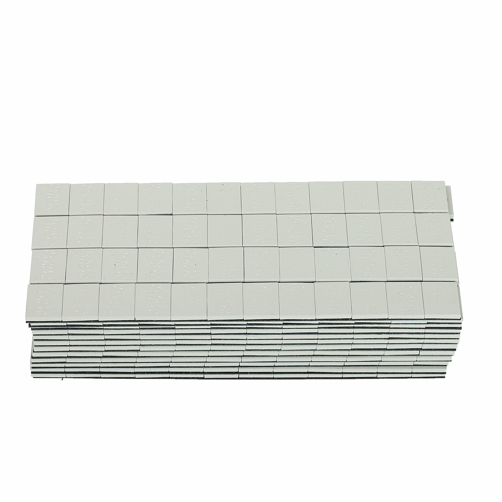 1 BOX 1/4 OZ GREY WHEEL WEIGHTS STICK-ON ADHESIVE TAPE 9 LBS LEAD-FREE 576 PCS