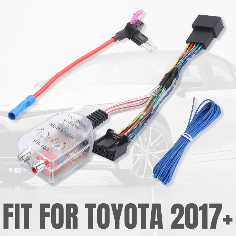 Radio Add AMP Amplifier Interface Adapter Harness For Toyota Camry Sienna 2018+