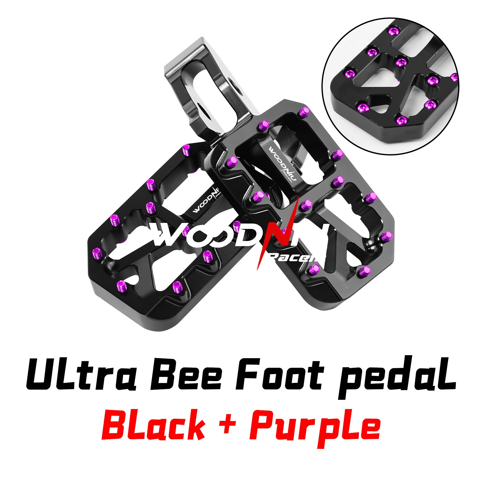 CNC Aluminum Alloy Foot Peg for Surron Ultra Bee Pedal Nonslip Electric DirtBike