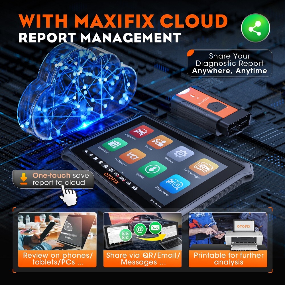 2024 OTOFIX D1 Lite OBD2 Scanner Wireless Diagnostic Full System Active Test