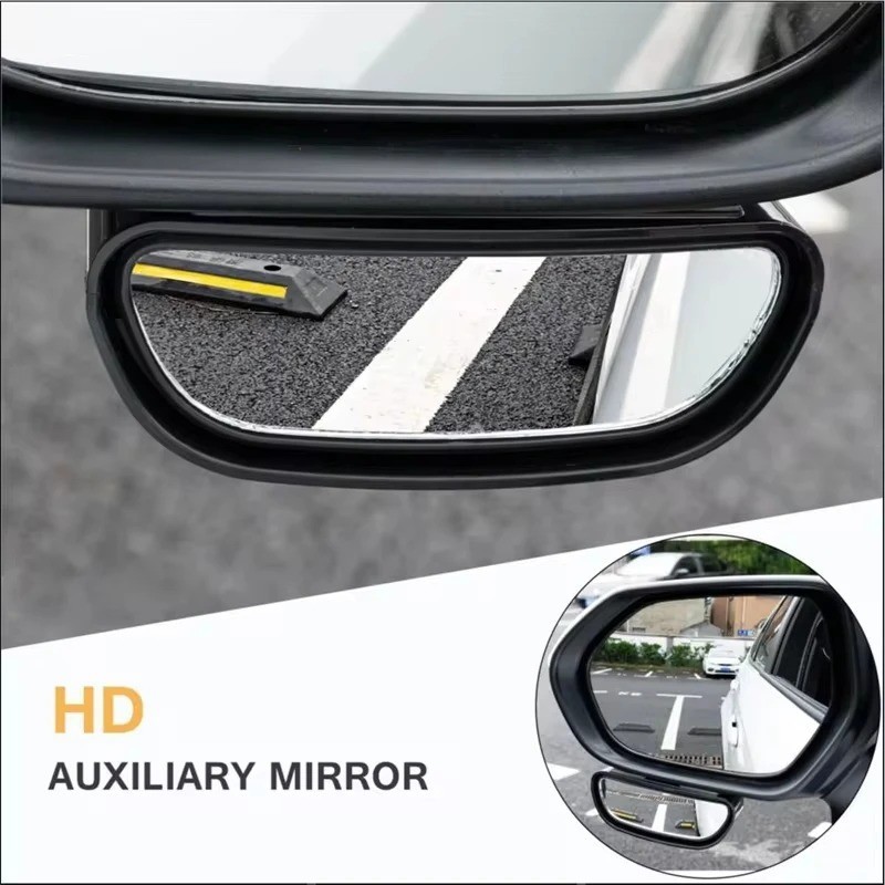 Adjustable Blind Spot Mirror | Wide Angle Convex Car Side Rear View Mirror