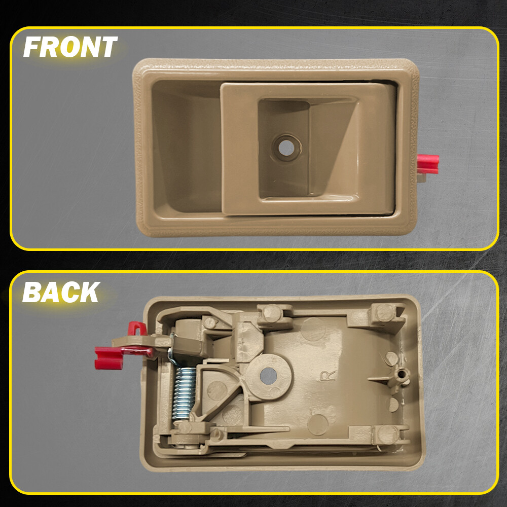 Inside Interior Door Handle Beige Left & Right 2PCS For Toyota Tacoma 1995-2000
